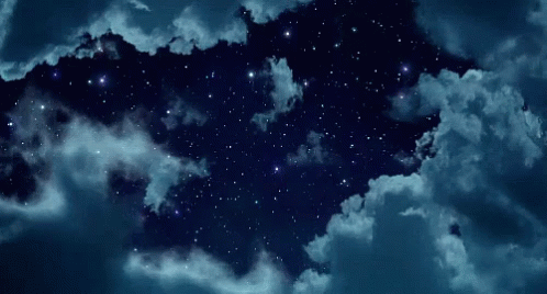 estrellas entre las nubes