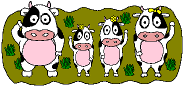 s animados vacas