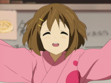 girl anime happy