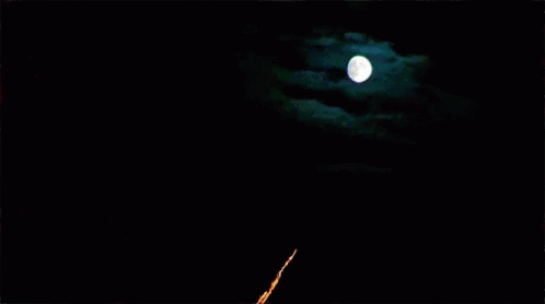 feliz ano nuevo fuego artificial luna