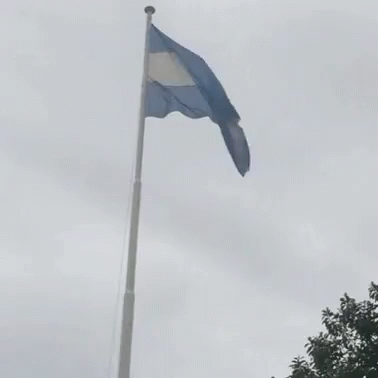 bandera argentina mastil