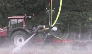 bomberos extintor a propulsion