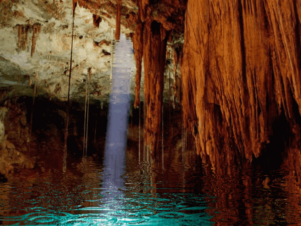 cascada cueva