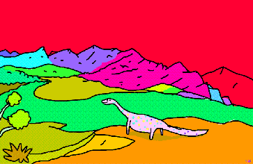 dinosaurios paisajes