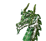dragon verde cabeza humo