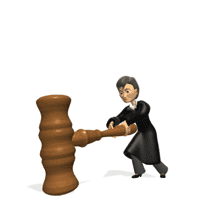 judge jody giant gavel juez gigante maza