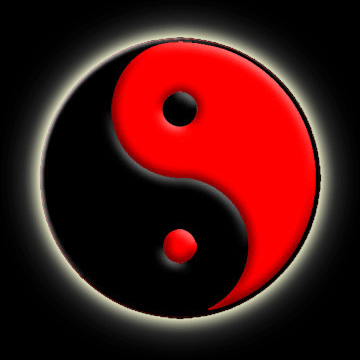 ying yang black